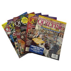 Better Homes & Gardens American Patchwork & Quilting Magazines 1996-98 Lot of 6